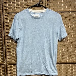 Blue and White Striped T-Shirt